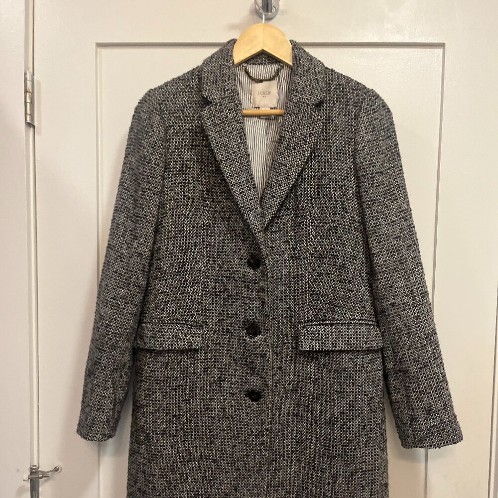 JCrew Coat Tweed Coat